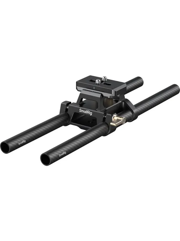SmallRig 6761 Arca-Type Mount Plate with 15mm Dual Rod Clamp