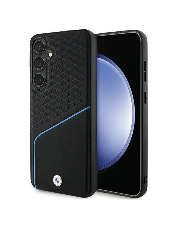 BMW BMHMS24S23RDCLK S24 S921 black/black hardcase Signature Leather Textured & Line MagSafe