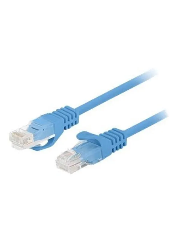 Lanberg patch cable - 50 cm - blue RAL 5012 - Blå
