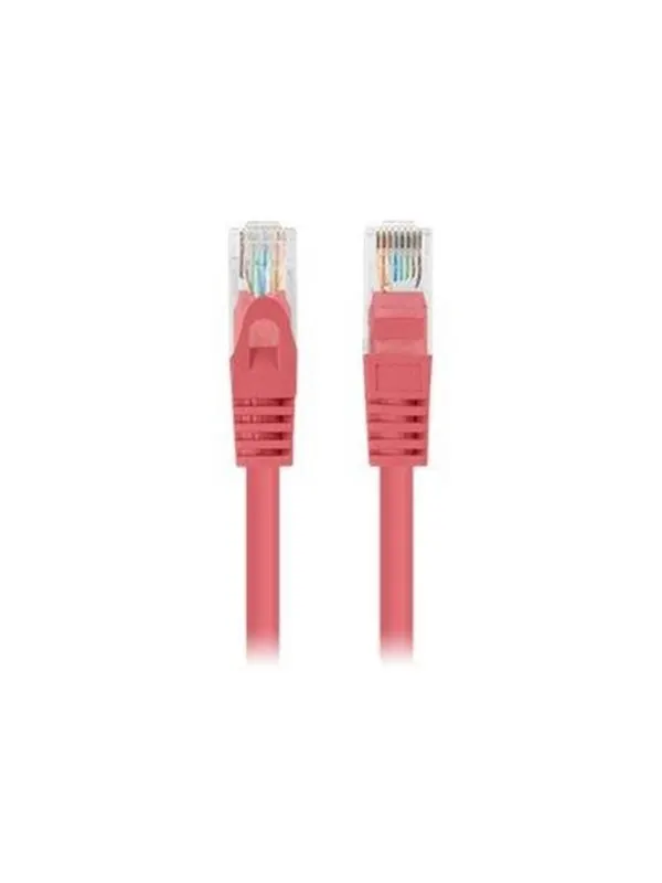 Lanberg patch cable - 1 m - red RAL 3017 - Röd
