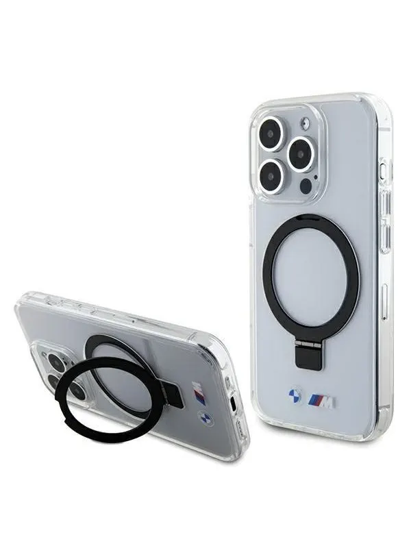 BMW Ring Stand M Collection MagSafe Case for iPhone 15 Pro - Clear