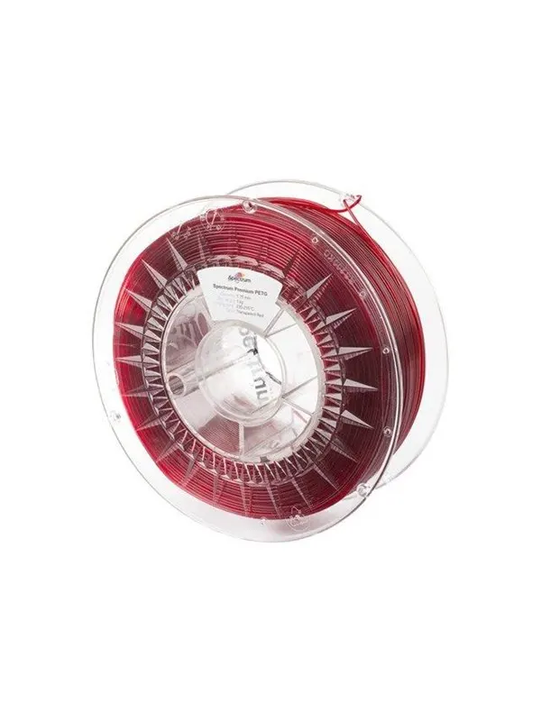Spectrum Transparent red - Premium PET-G filament - 3D-skrivare