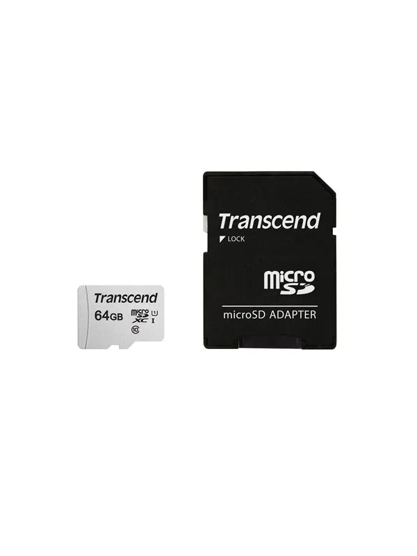 Transcend 300S microSD/SD - 100MB/s - 64GB