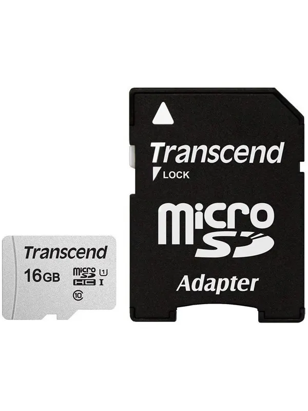 Transcend 300S microSD/SD - 95MB/s - 16GB