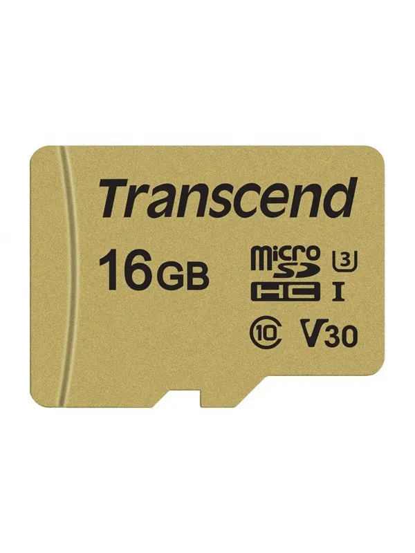 Transcend 500S microSDHC UHS-3 - 16GB