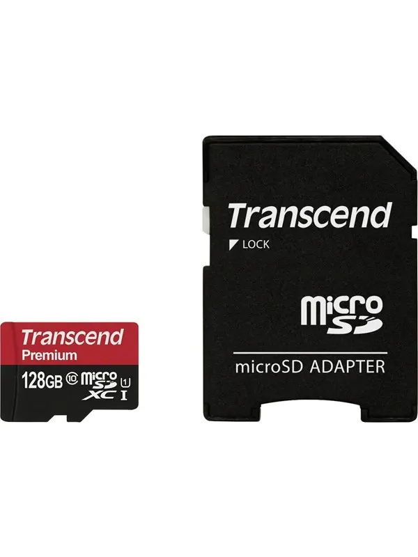 Transcend Premium - flash-minneskort - 128 GB - mi