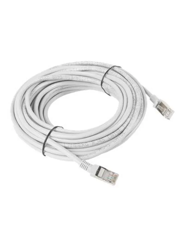 Lanberg patch cable - 10 m - grey RAL 7035 - Grå - 10m