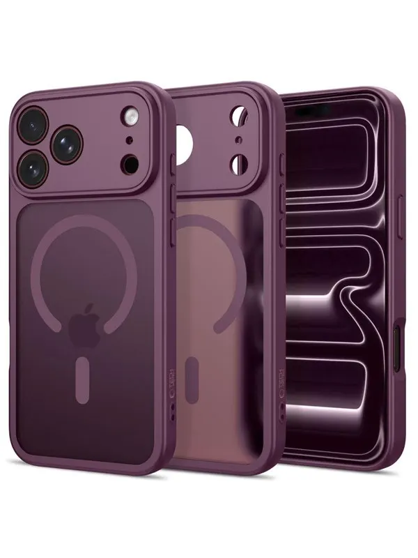 Tech-Protect BasicMag MagSafe Case for iPhone 17 Pro Max / 18 Pro Max - Burgundy Matte