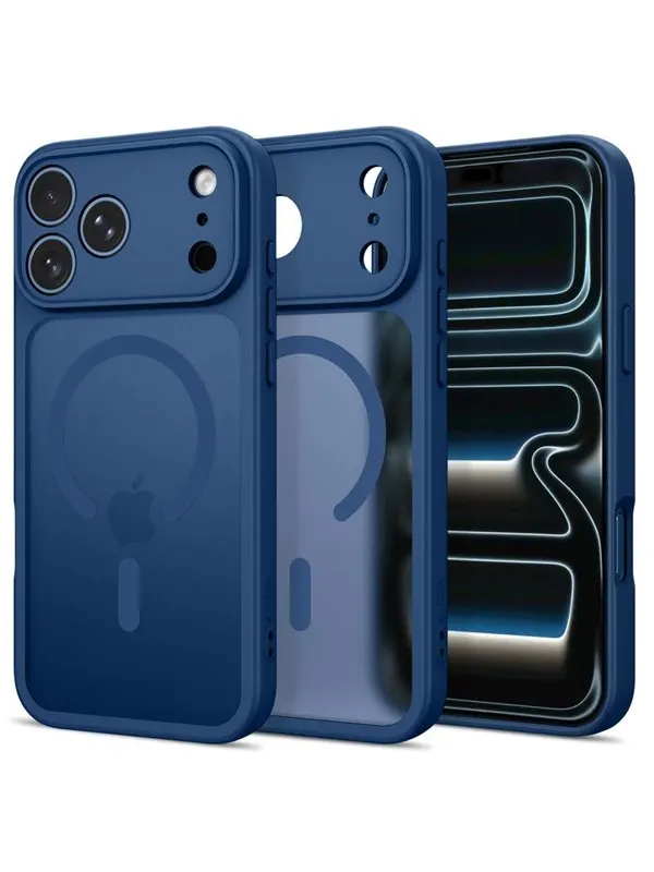 Tech-Protect BasicMag MagSafe Case for iPhone 17 Pro / 18 Pro - Dark Blue Matte