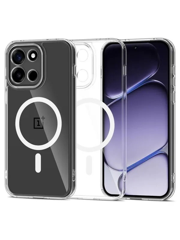Tech-Protect FlexAir Hybrid MagSafe Case for OnePlus Nord 6 - Transparent