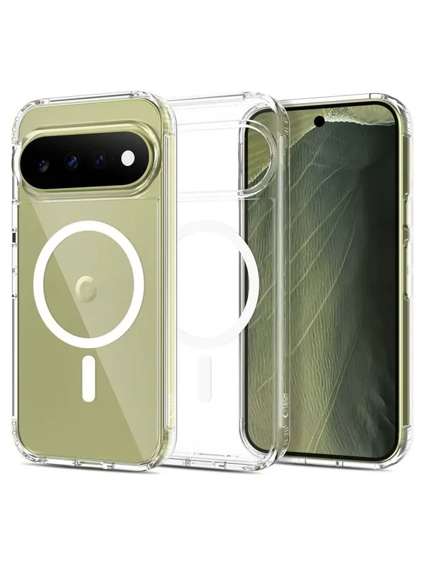 Tech-Protect FlexAir Hybrid MagSafe Case for Google Pixel Pro 9 / 9 Pro / 10 / 10 Pro / 11 / 11 Pro - Transparent