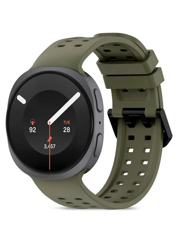 Tech-Protect Silicone Air Strap for Samsung Galaxy Watch 8/9 - 40/44/46mm - Olive