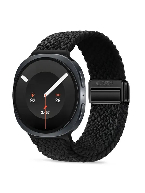 Tech-Protect NylonMag Strap for Samsung Galaxy Watch 8/9 - 40/44/46mm - Black