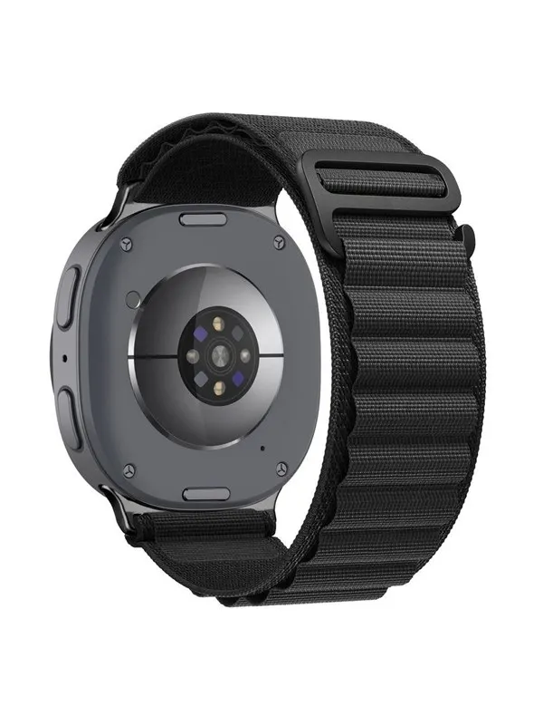 Tech-Protect Nylon Pro Strap for Samsung Galaxy Watch 8/9 - 40/44/46mm - Black