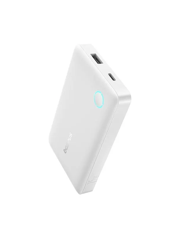 Baseus EnerFill FP11 10000mAh 15W Power Bank with White USB-C Cable 20V/3A 30cm - White