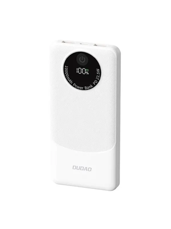 Dudao Powerbank K12 10000mAh PD22.5W USB-A USB-C - white