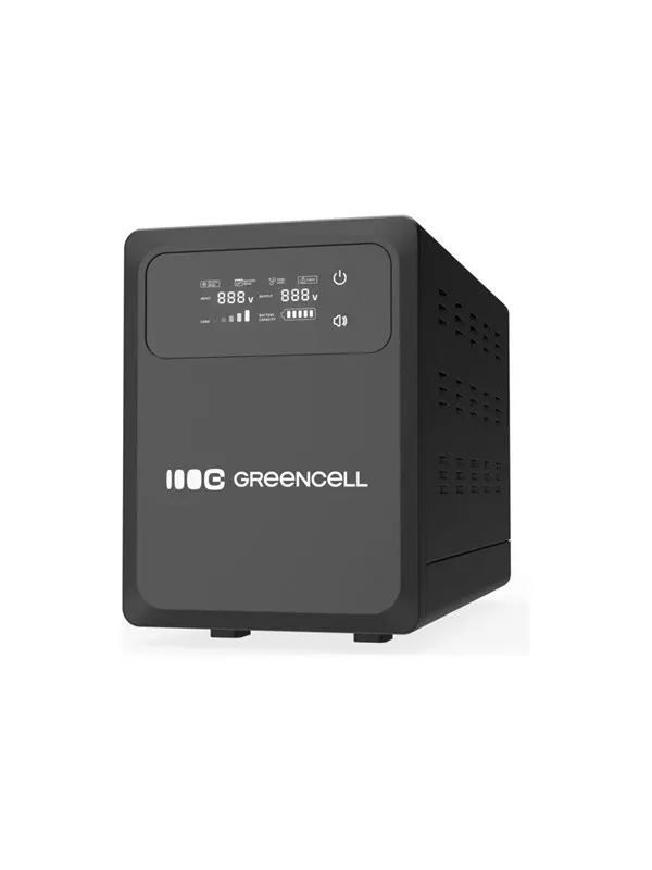 Green Cell UPSLPPC1200 - UPS - with LCD display - 1200 watt - 2000 VA