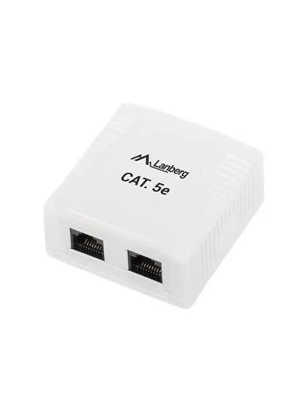 Lanberg network coupler - white - Vit