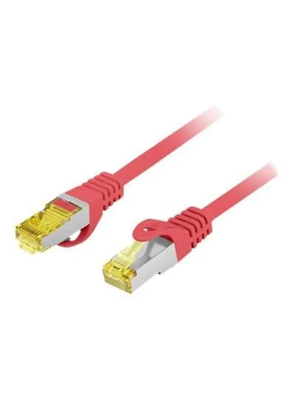 Lanberg patch cable - 50 cm - red RAL 3017 - Röd - 0.5m