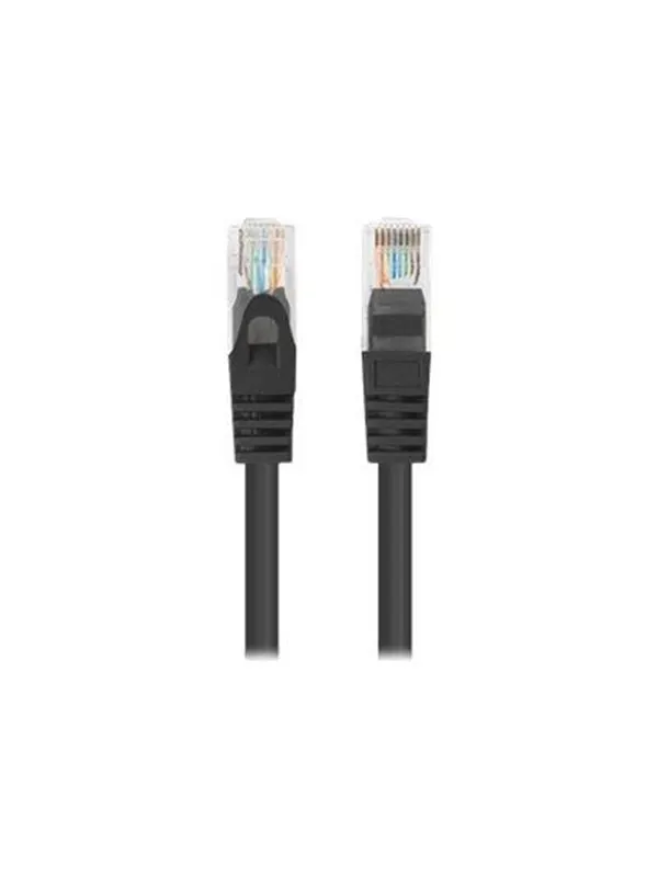 Lanberg patch cable - 7.5 m - black RAL9004 - Svart - 7.5m