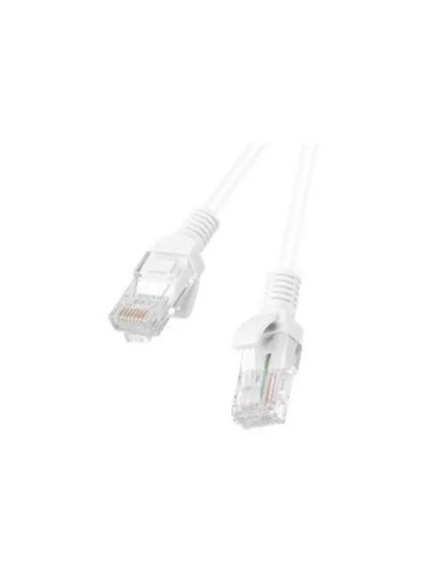 Lanberg patch cable - 30 m - white RAL 9010 - Vit - 30m