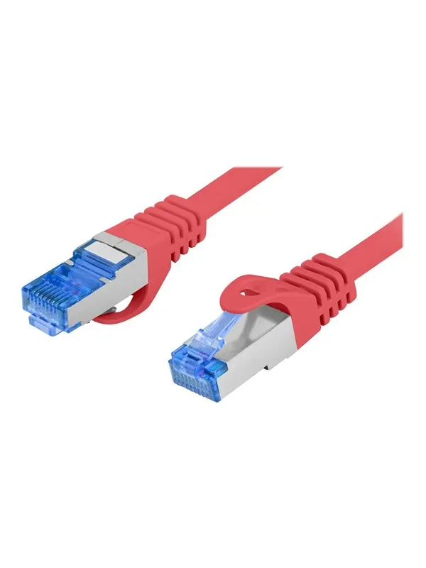 Lanberg patch cable - 3 m - red RAL 3017 - Röd - 3m