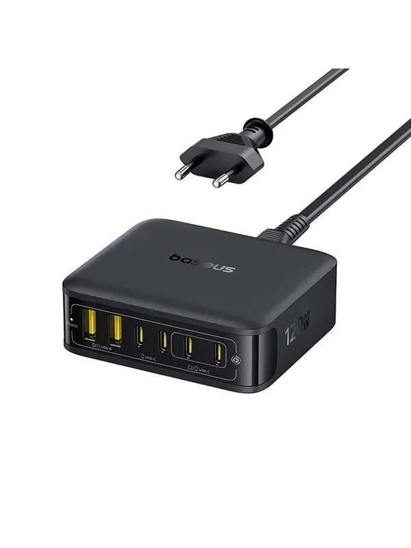 Baseus EnerFill FH21 120W Charging Station 4xUSB-C + 2xUSB-A - Black