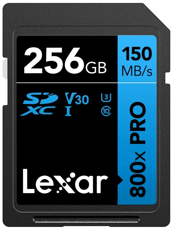 Lexar Pro 800X SD - 150MB/s - 256GB