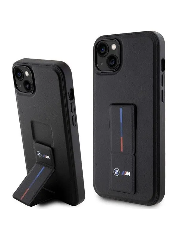 BMW Grip Stand Hot Stamp Case for iPhone 14 / 15 / 13 - Black