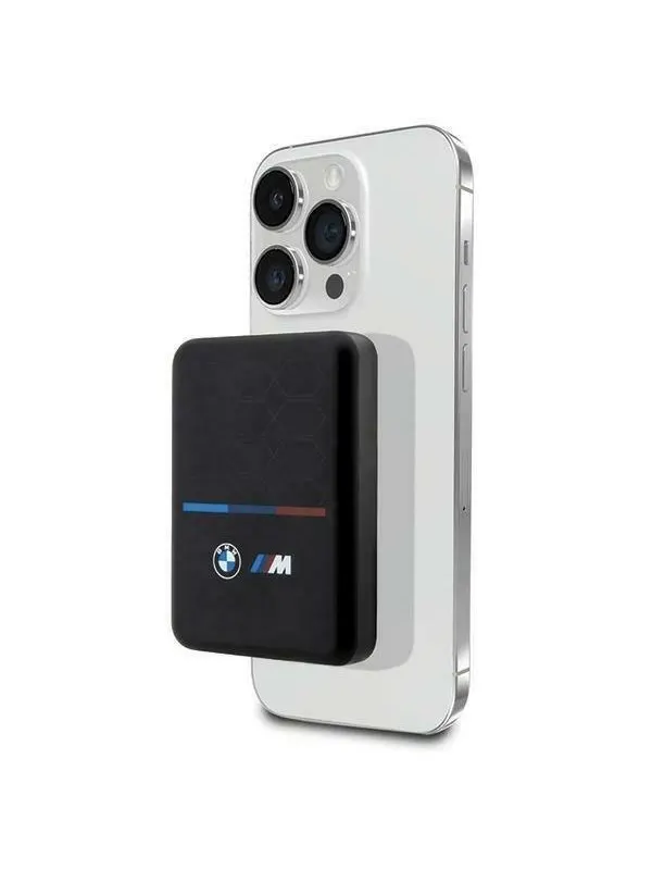 BMW M Collection MagSafe 15W 3000mAh Inductive Power Bank - Black - 3000 mAh