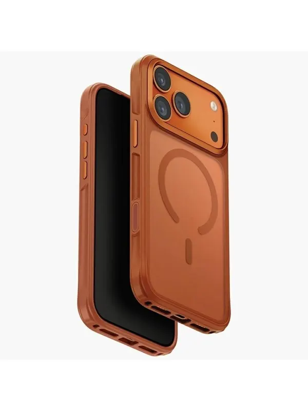 UNIQ Veren Case for iPhone 17 Pro Max Magclick Charging - Orange