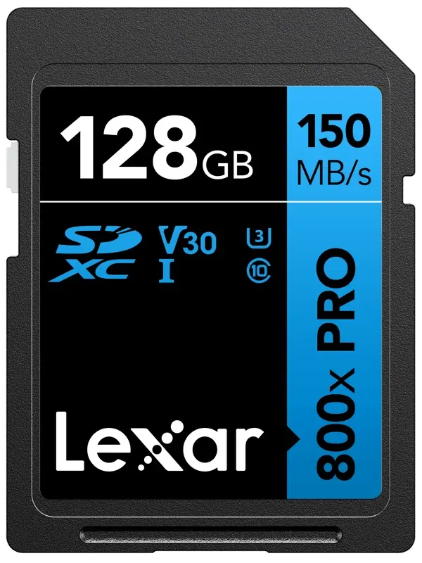 Lexar Pro 800X SD - 150MB/s - 128GB