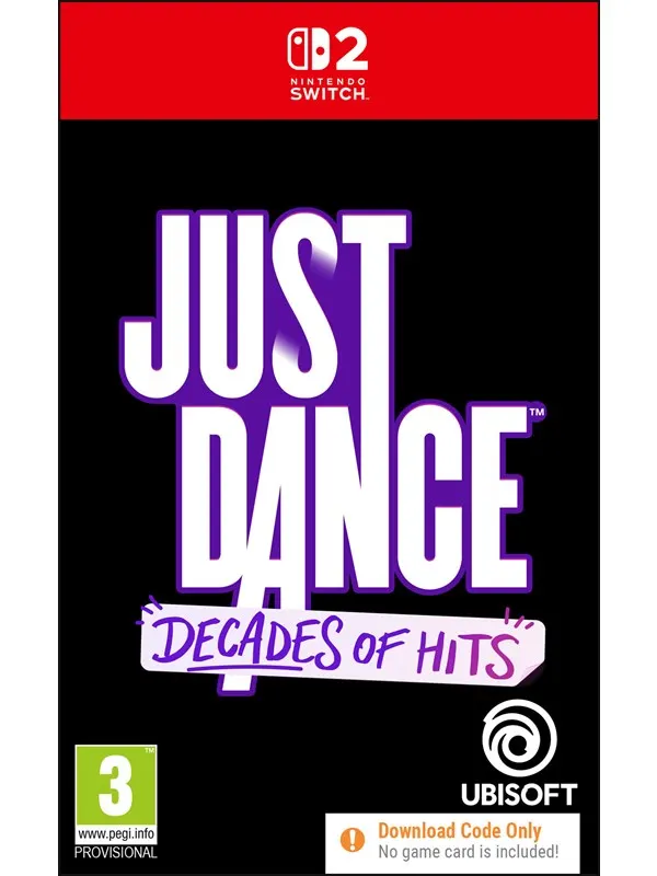 Just Dance: Decades of Hits (Code in a Box) - Nintendo Switch 2 - Rytm