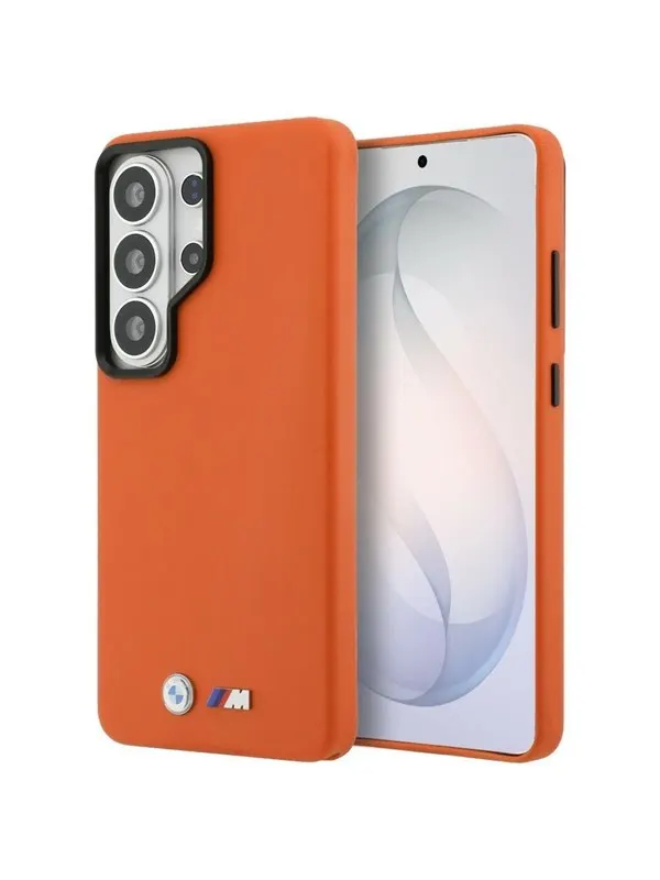 BMW M Metal Logo MagSafe Case for Samsung Galaxy S26 Ultra - Orange