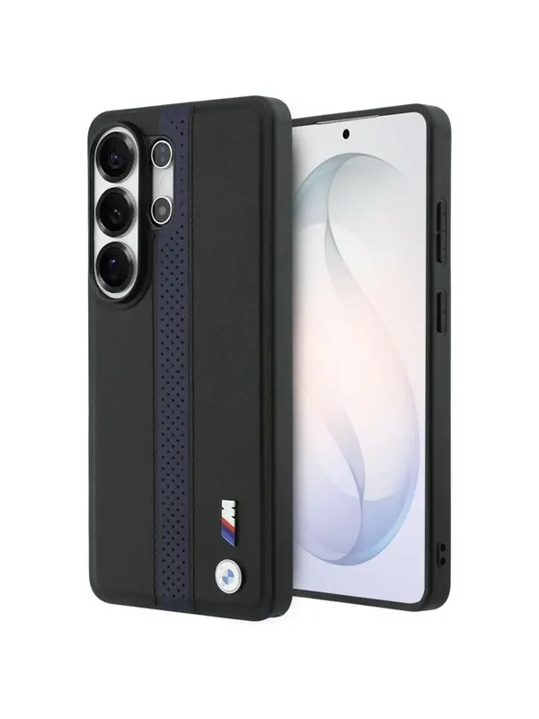 BMW Perforated Stripe Logo MagSafe Case for Samsung Galaxy S26 Ultra - Blue