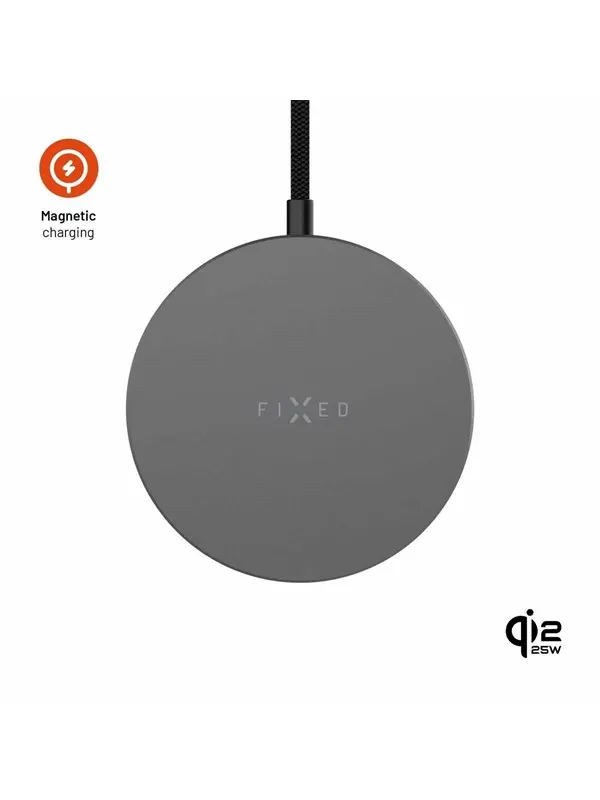 FIXED MagPad Slim Qi2.2 25W wireless charger - Space Grey