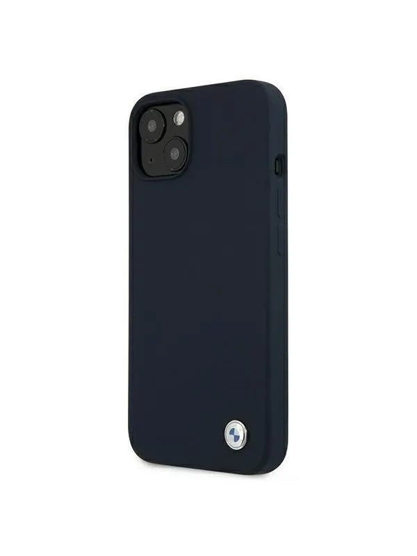 BMW Silicone Signature Case for iPhone 13 mini - Navy Blue