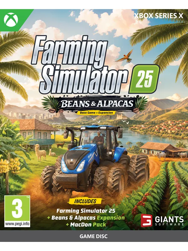 Farming Simulator 25: Beans & Alpacas Edition - Microsoft Xbox Series X - Simulator