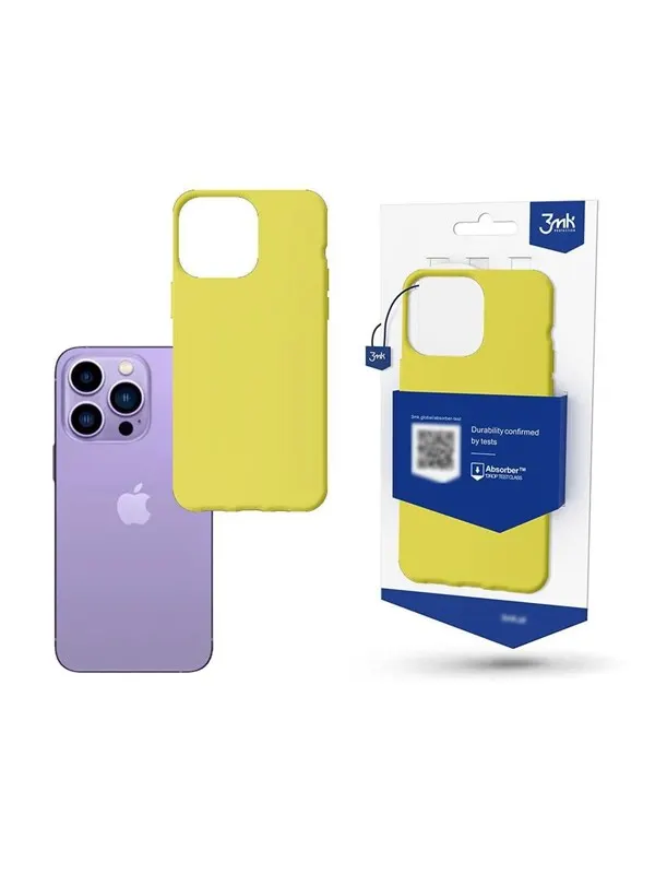 3mk Case for iPhone 14 Pro from the Matt Case series - lime green