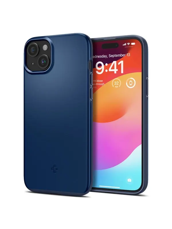 Spigen Thin Fit - navy blue - iPhone 15 Plus
