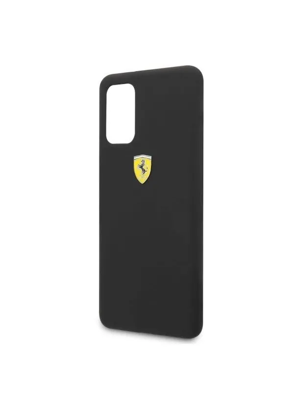 Ferrari Silicone Case for Samsung Galaxy S20+ - Black