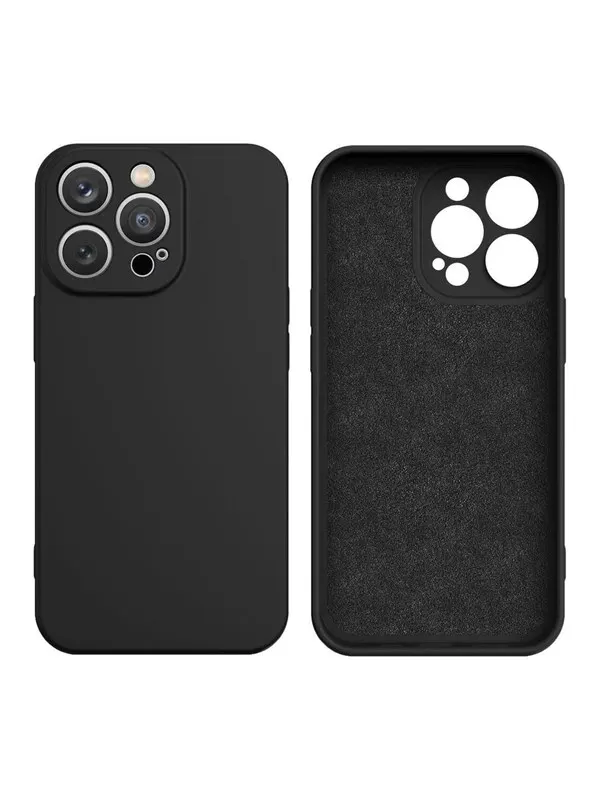 Hurtel Silicone Case for Samsung Galaxy A14 5G / Galaxy A14 Silicone Cover Black