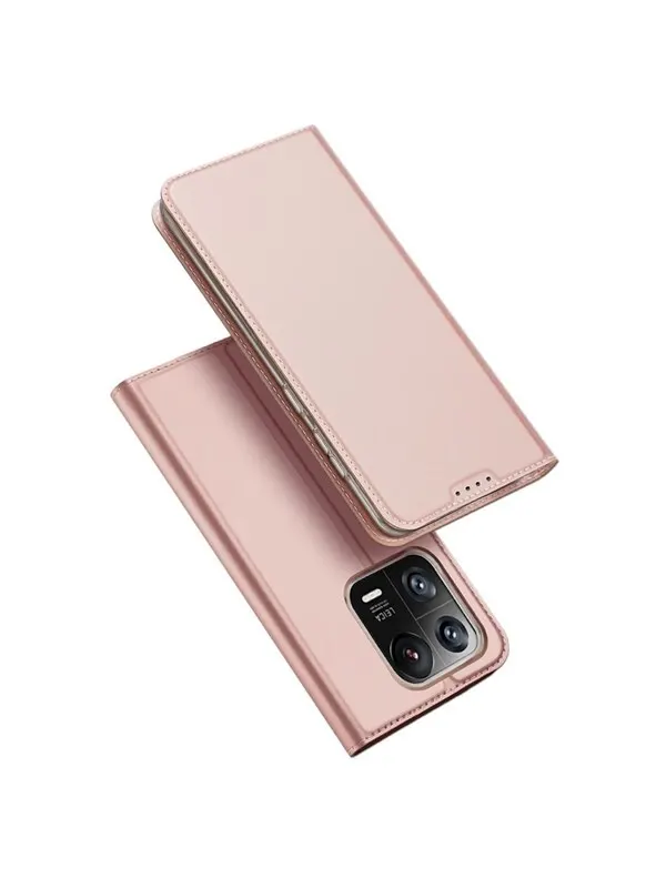 Dux Ducis Skin Pro Case Xiaomi 13 Pro Flip Cover Card Wallet Stand Pink