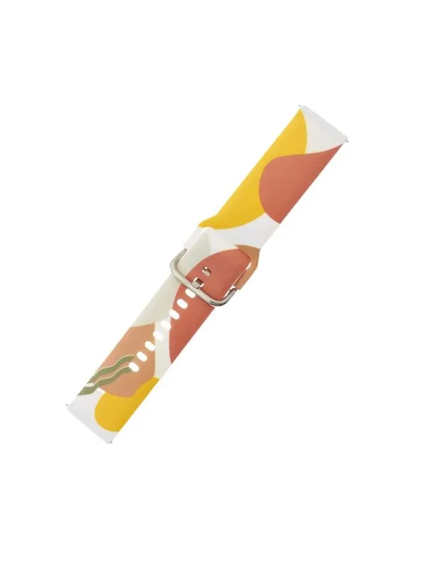 Hurtel Strap Moro for Samsung Galaxy Watch 45 / 46 / 47 mm Silicone Bracelet Watch Band - Pattern 7