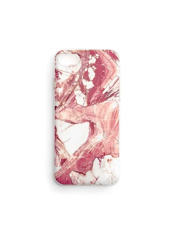 Wozinsky Marble Gel Case Marble Cover Samsung Galaxy A03s (166.5) pink