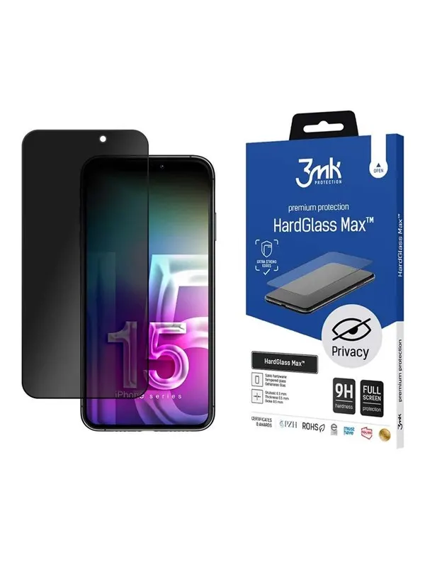 3mk Apple iPhone 15 Plus - HardGlass Max Privacy™