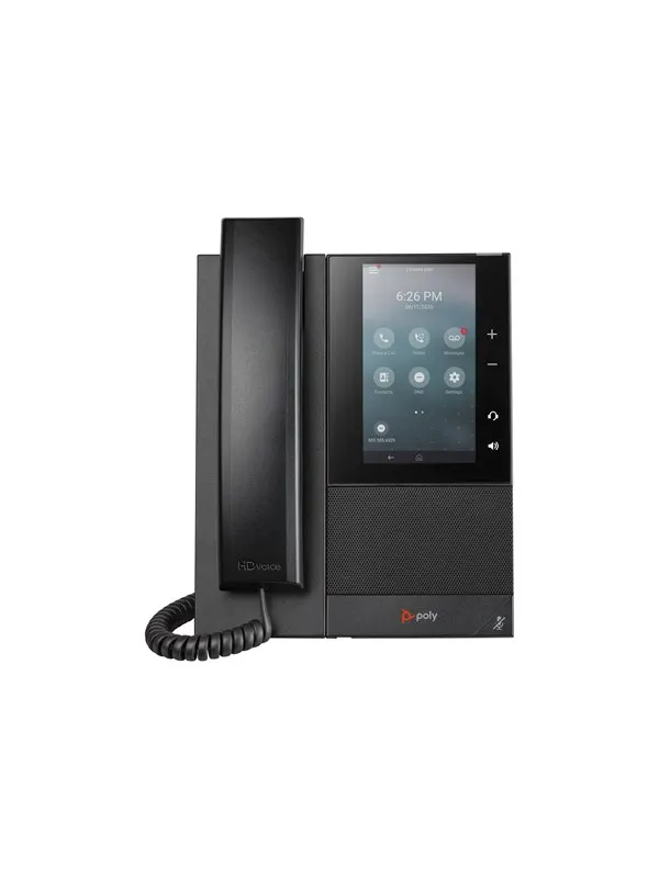 Poly CCX 505 | 5" display | IP Desk phone | Open SIP & PoE activation