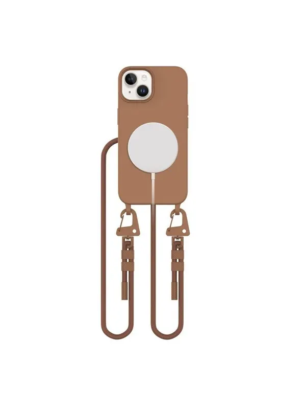 Tech-Protect MagNecklace MagSafe Case for iPhone 14 - Brown