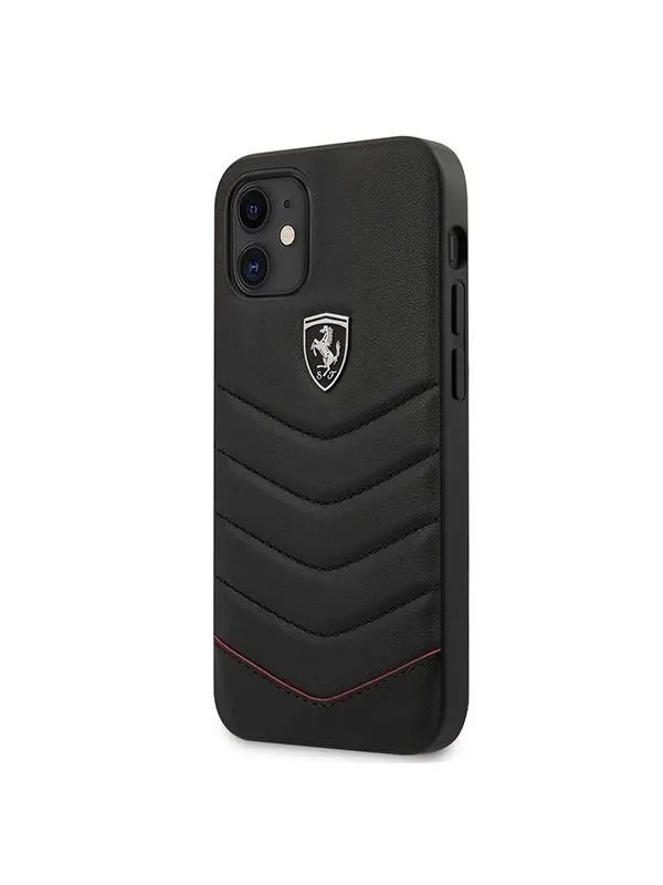 Ferrari Off Track Quilted Case for iPhone 12 mini - Black