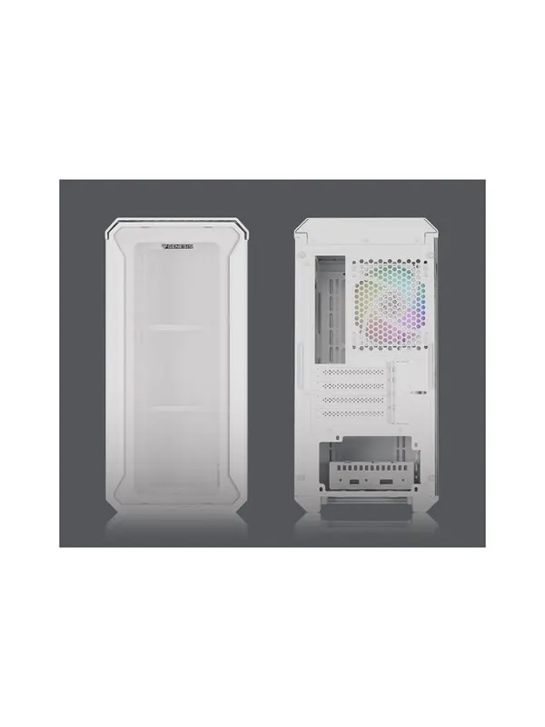 Natec Genesis Irid 503 aRGB - Chassi - Tower - Vit